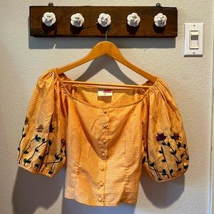 Anthropologie Crop Top